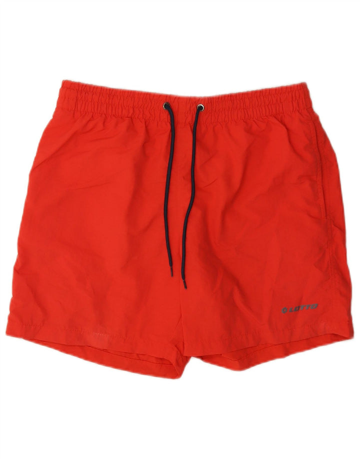 Lotto Herren-Badeshorts, Mittelorange, Polyamid