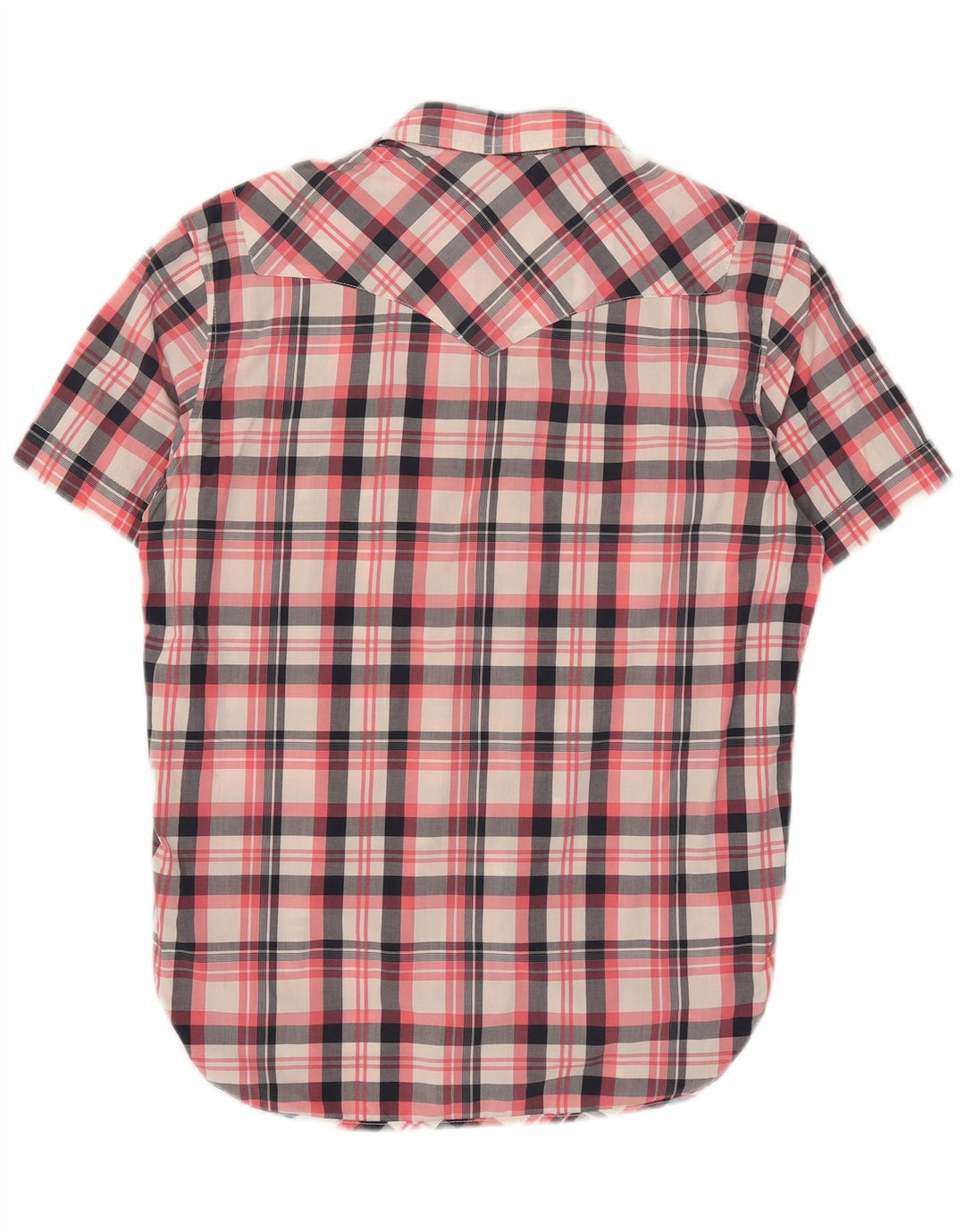 Levi's Herren-Kurzarmhemd, groß, mehrfarbig, kariert, Baumwolle, Western-Stil