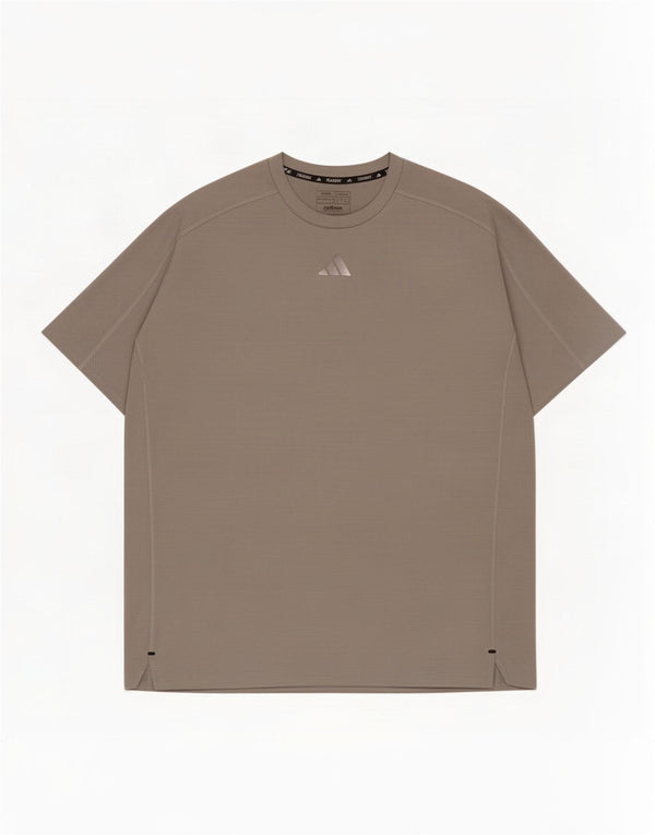 Adidas Herren Aeroready Regular Fit T-Shirt Top 2XL Grau Polyester