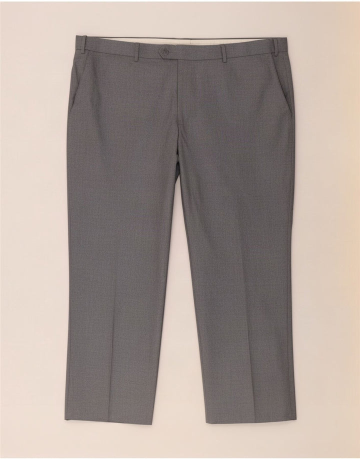 Gerade Herren-Chinohose von Marks & Spencer, W44, L29, Grau, Polyester