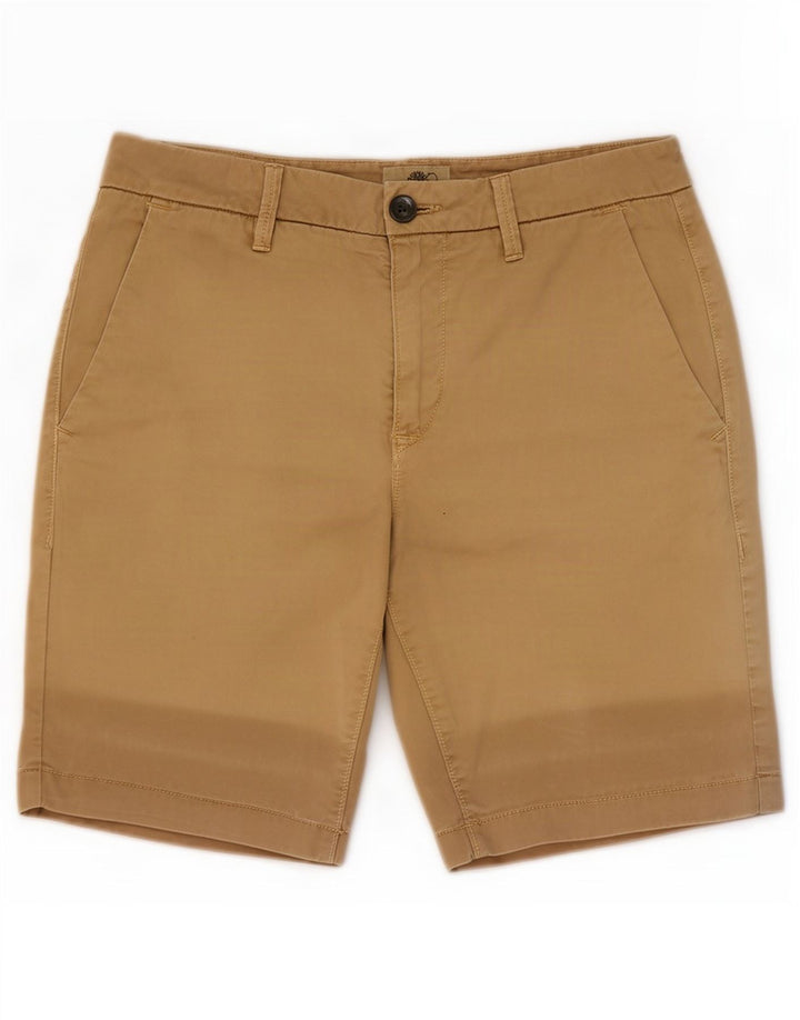 Timberland Herren Chinoshorts W31 Mittelbeige Baumwolle