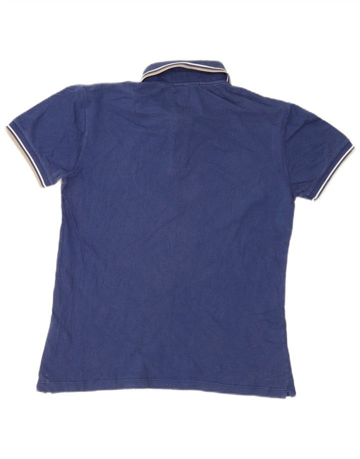 Fred Perry Herren-Poloshirt, klein, marineblau, gestreift, Baumwolle