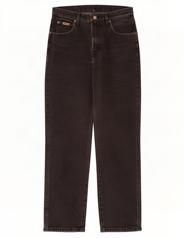 Wrangler Herren Straight Jeans W32 L32 Schwarz