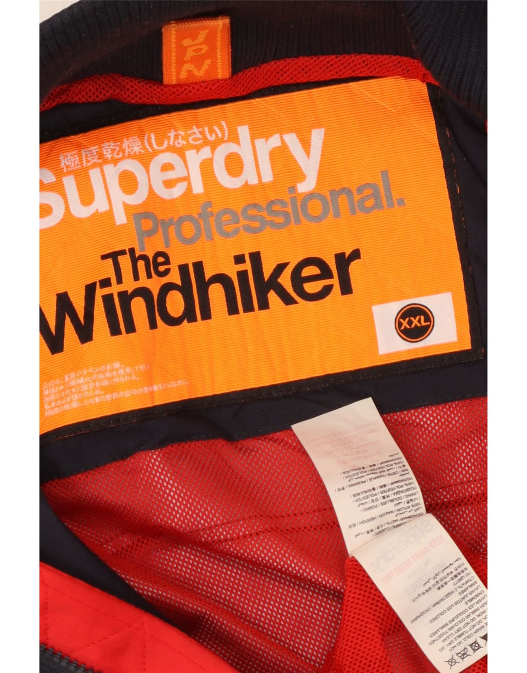Superdry Herren The Windhiker Windjacke UK 44 2XL Marineblaues Nylon