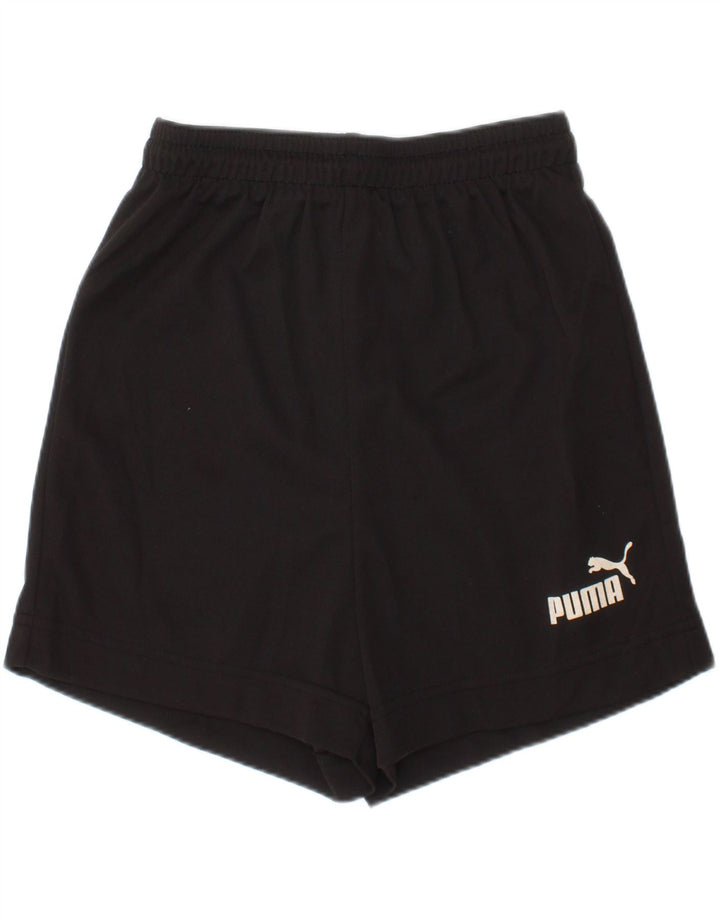 Puma Mädchen Graphic Sport Shorts 7–8 Jahre Schwarz Polyester Sport