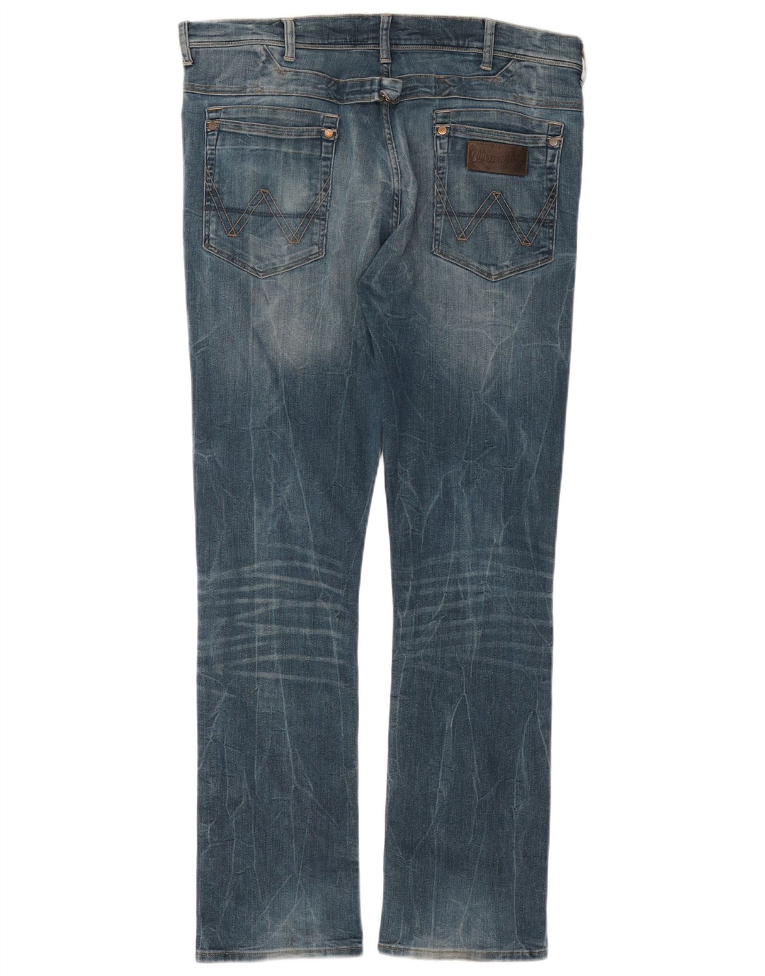 Wrangler Herren Ben Slim Jeans W38 L34 Blaue Baumwolle