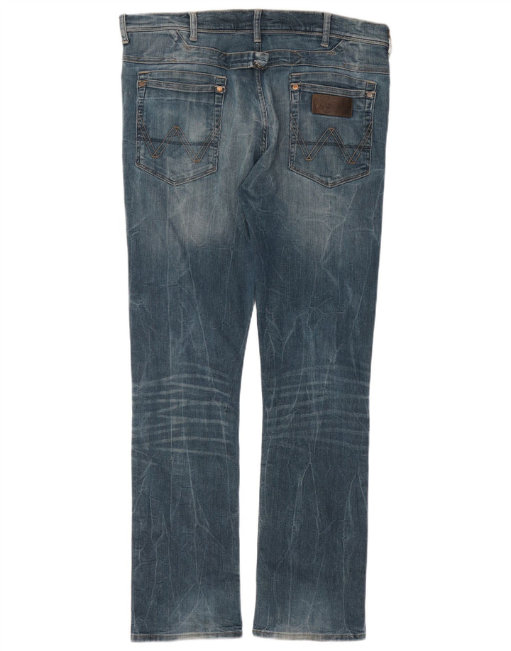 Wrangler Herren Ben Slim Jeans W38 L34 Blaue Baumwolle