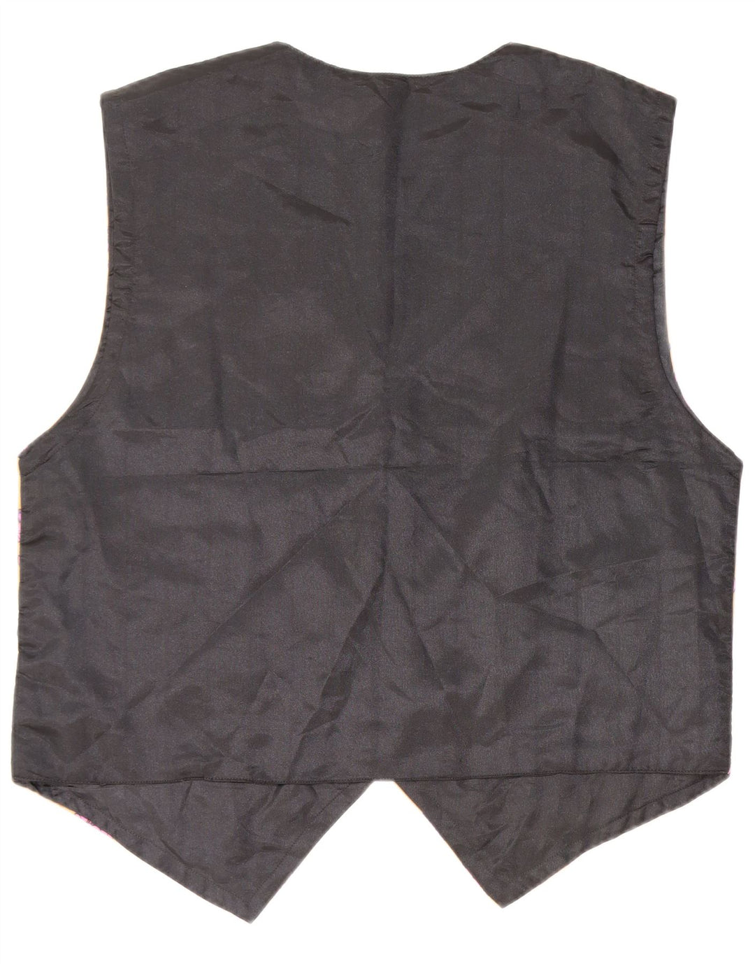 BROADWAY Herren-Weste mit Grafik, groß, gelbe Farbblock-Viskose