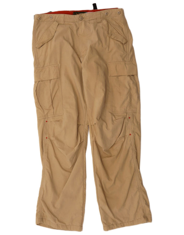Timberland Herren gerade Cargohose W32 L31 Beige Baumwolle