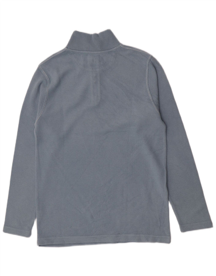 Marlboro Classics Jungen-Pullover mit Reißverschluss am Hals, 15–16 Jahre, Größe L, Blau