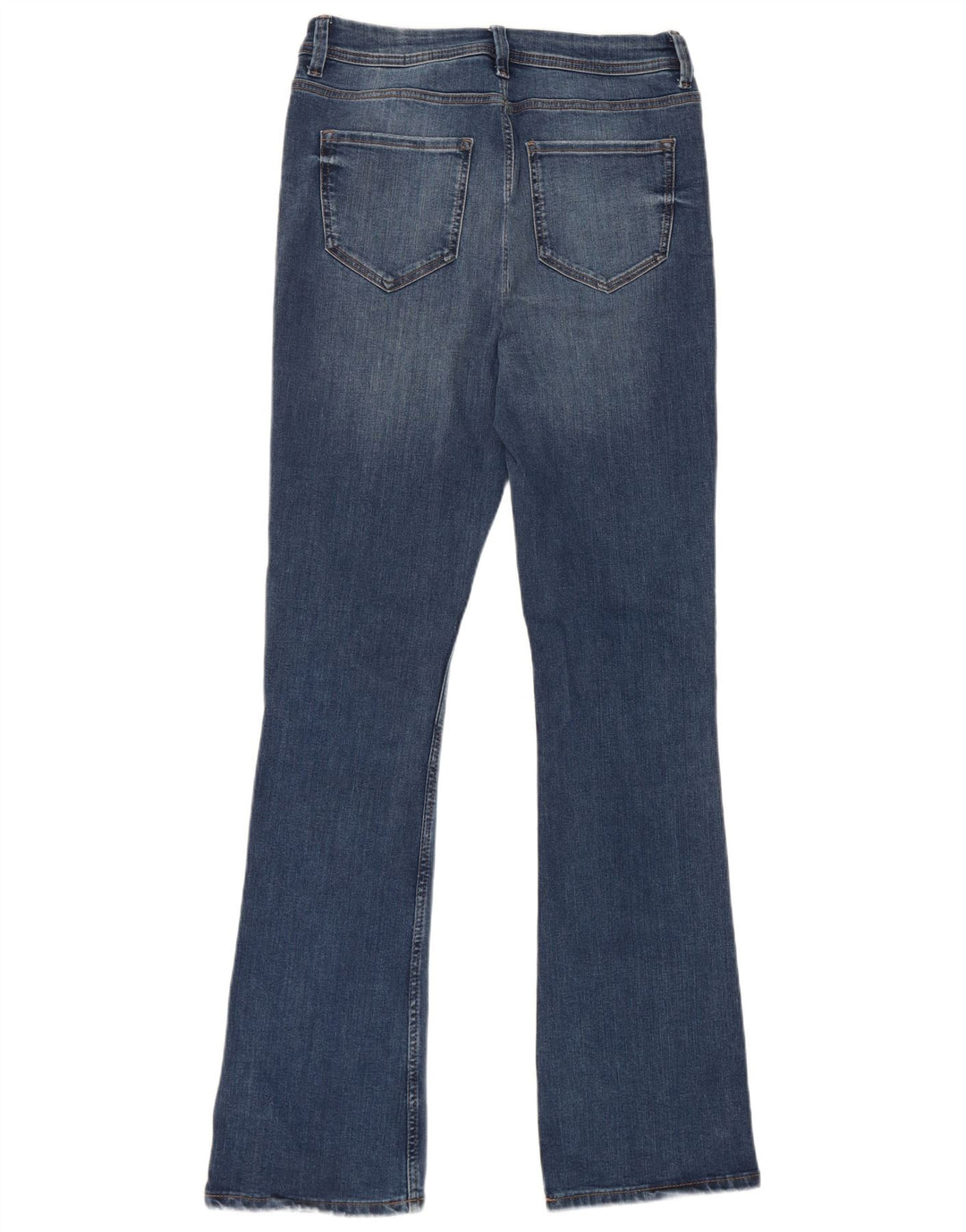 Marks & Spencer Damen-Jeans, lang, schmal, ausgestellt, UK 12, M, W28, L32, Blau