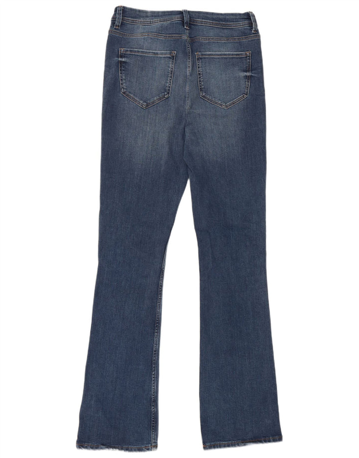 Marks & Spencer Damen-Jeans, lang, schmal, ausgestellt, UK 12, M, W28, L32, Blau
