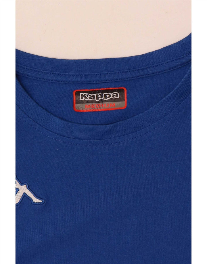Kappa Herren T-Shirt Top Mittelblau
