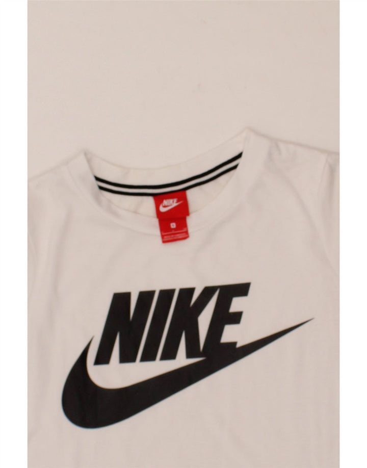 NIKE Mens Graphic T-Shirt Top Small White Vintage Nike and Second-Hand Nike from Messina Hembry 