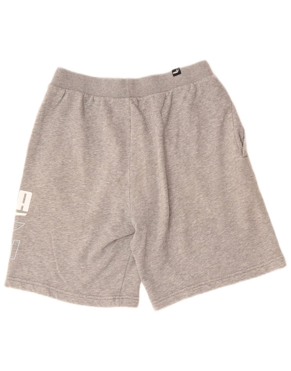 Puma Herren Graphic Sport Shorts Kleine graue Baumwolle