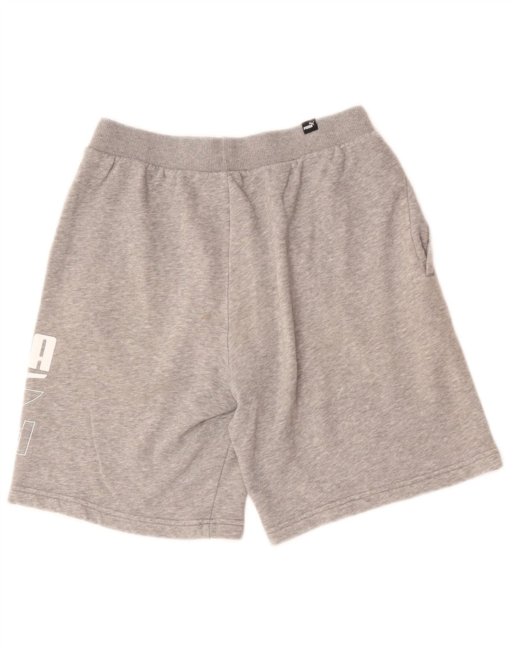 Puma Herren Graphic Sport Shorts Kleine graue Baumwolle