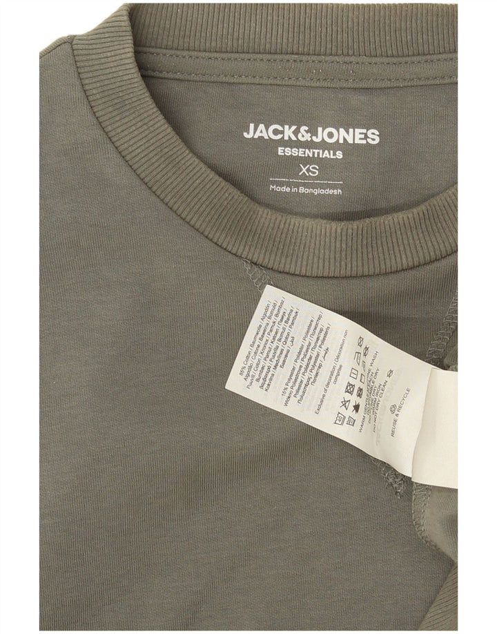 Jack & Jones Herren Sweatshirt Pullover XS Khaki Baumwolle