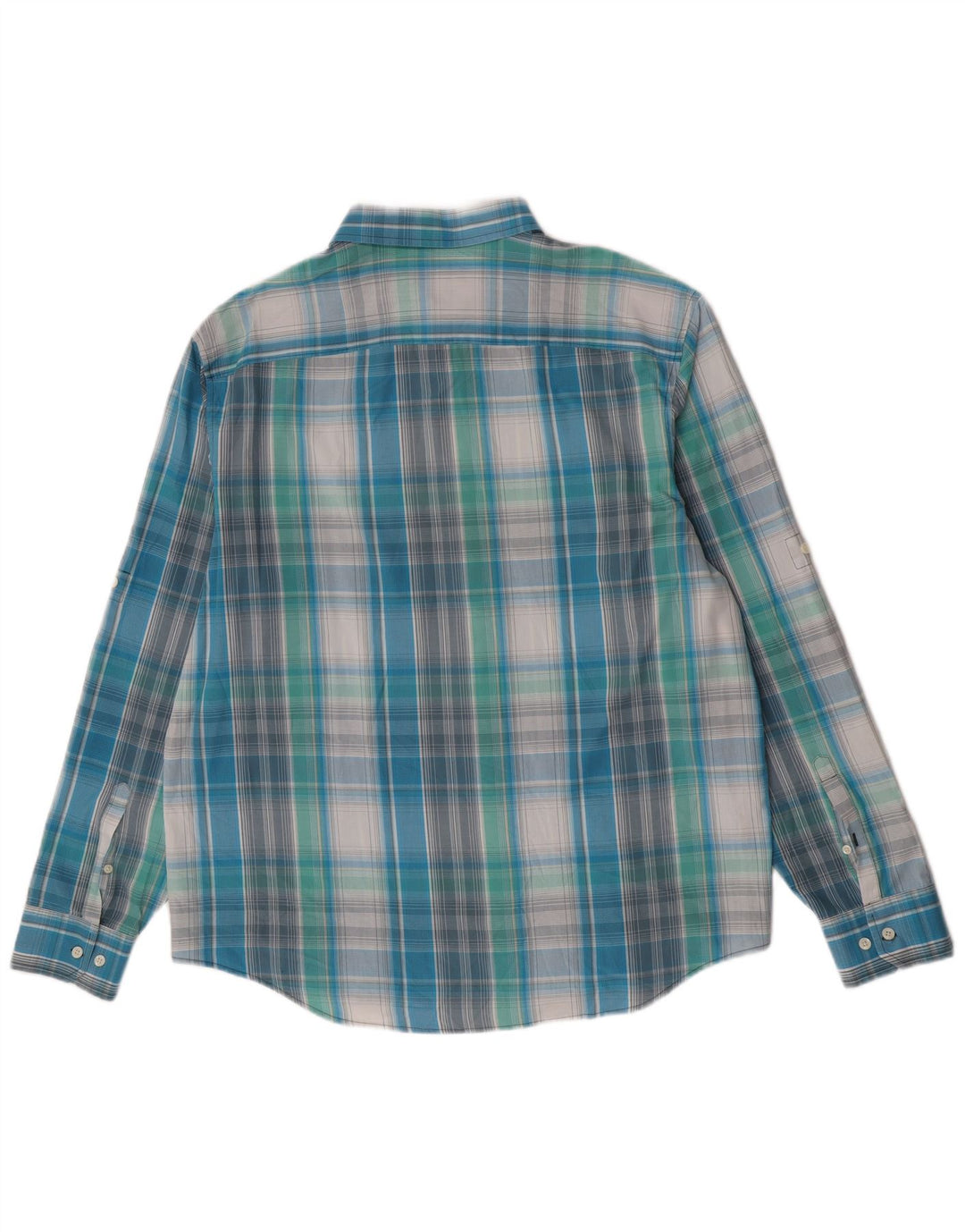 Penguin Herren-Hemd mit klassischer Passform, 2XL, blau kariert