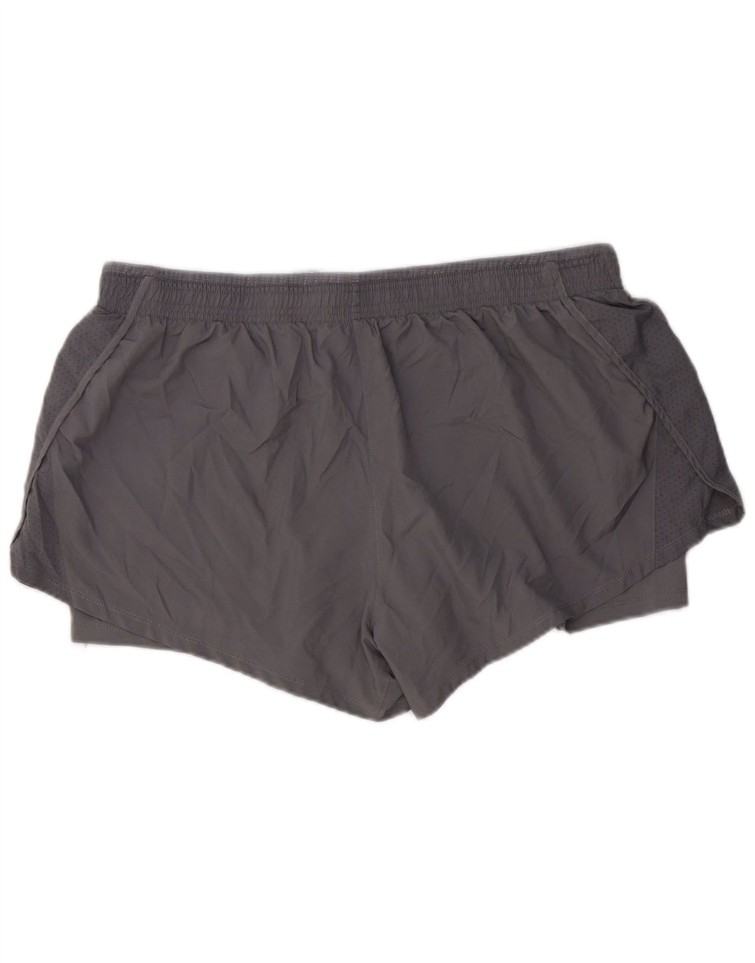Nike Damen Dri Fit Sport Shorts UK 20 2XL Grau Polyester