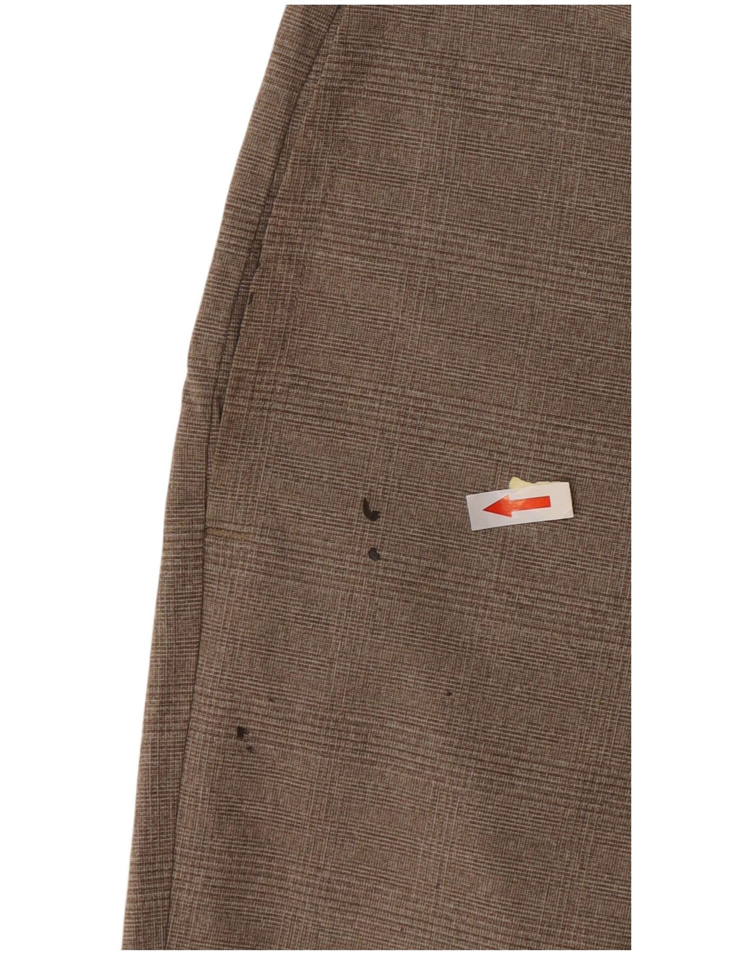Travis Mathew Herren Chino-Shorts W36 Large Beige Check Polyester