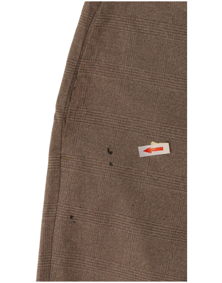 Travis Mathew Herren Chino-Shorts W36 Large Beige Check Polyester