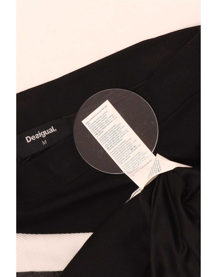 Desigual Damen Minirock Medium W28 Schwarz geblümte Viskose