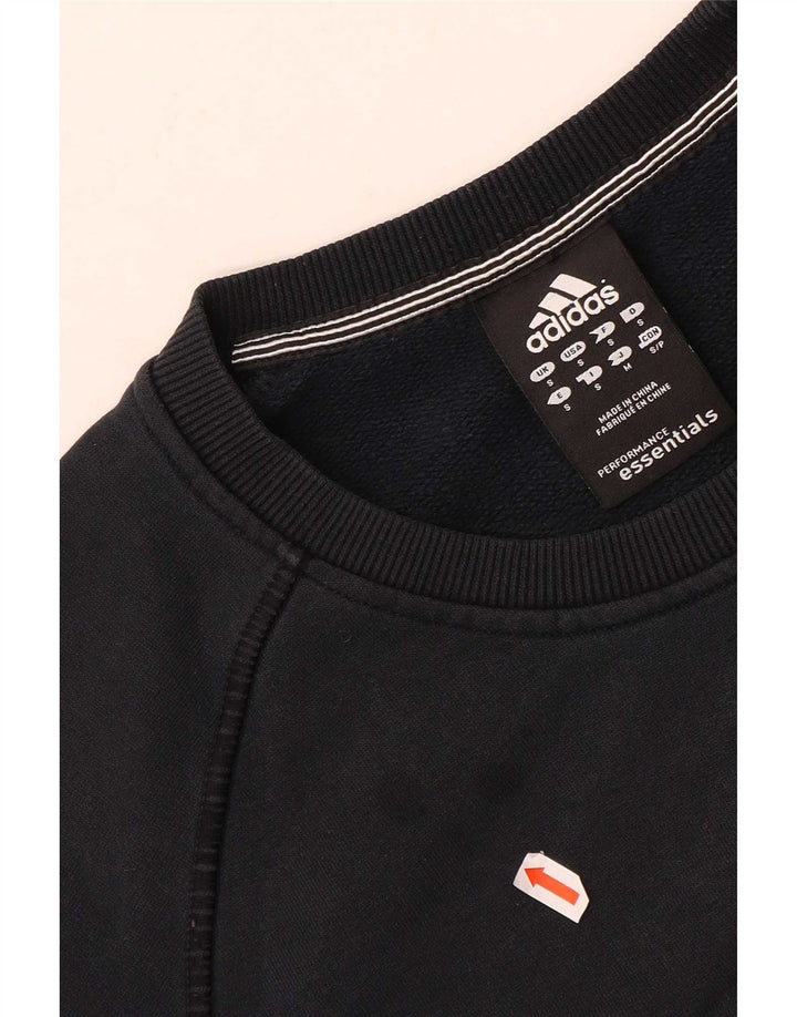 Adidas Herren Grafik Sweatshirt Pullover Small Marineblau