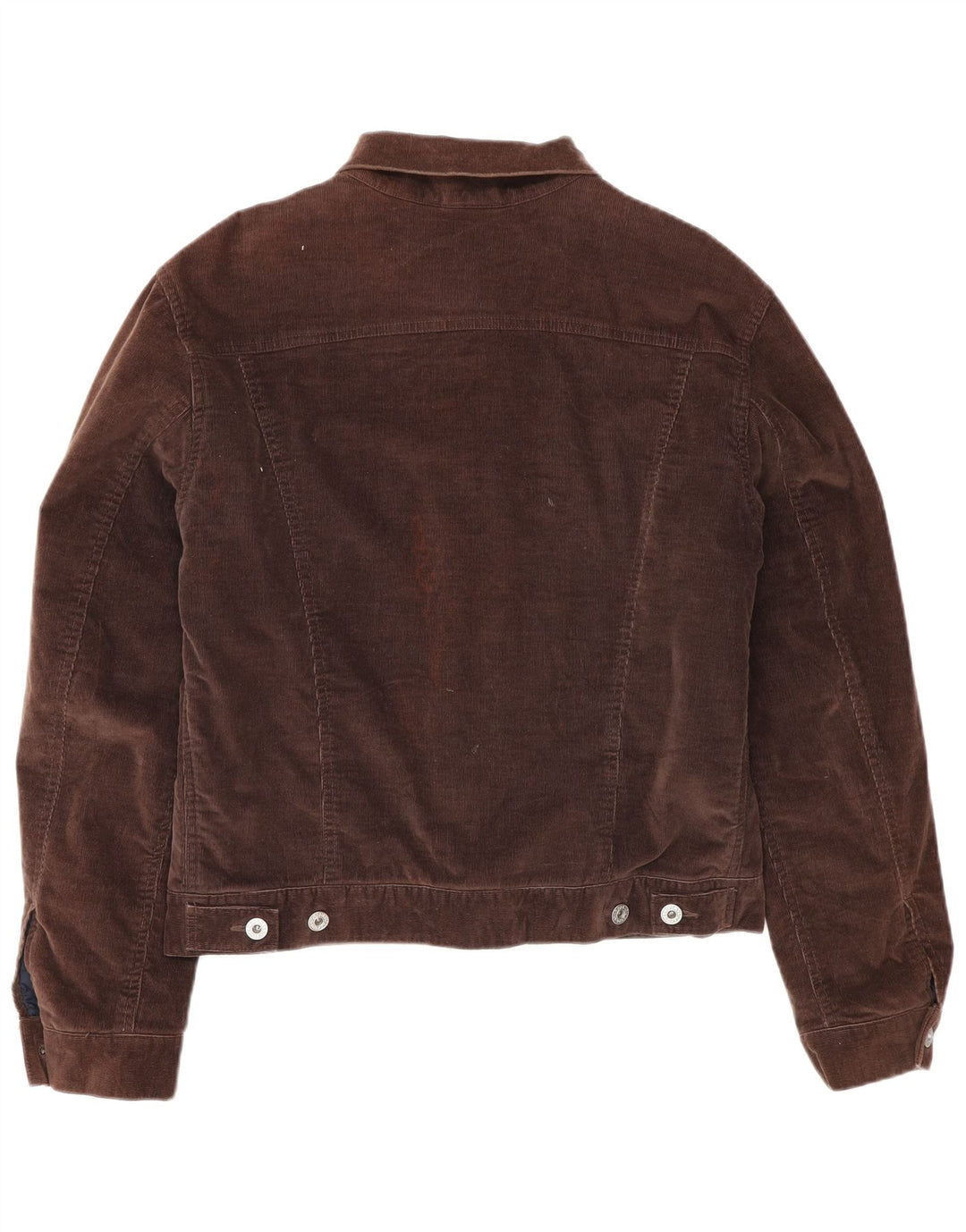 Replay Damen Cordjacke UK 14 Mittelbraune Baumwolle