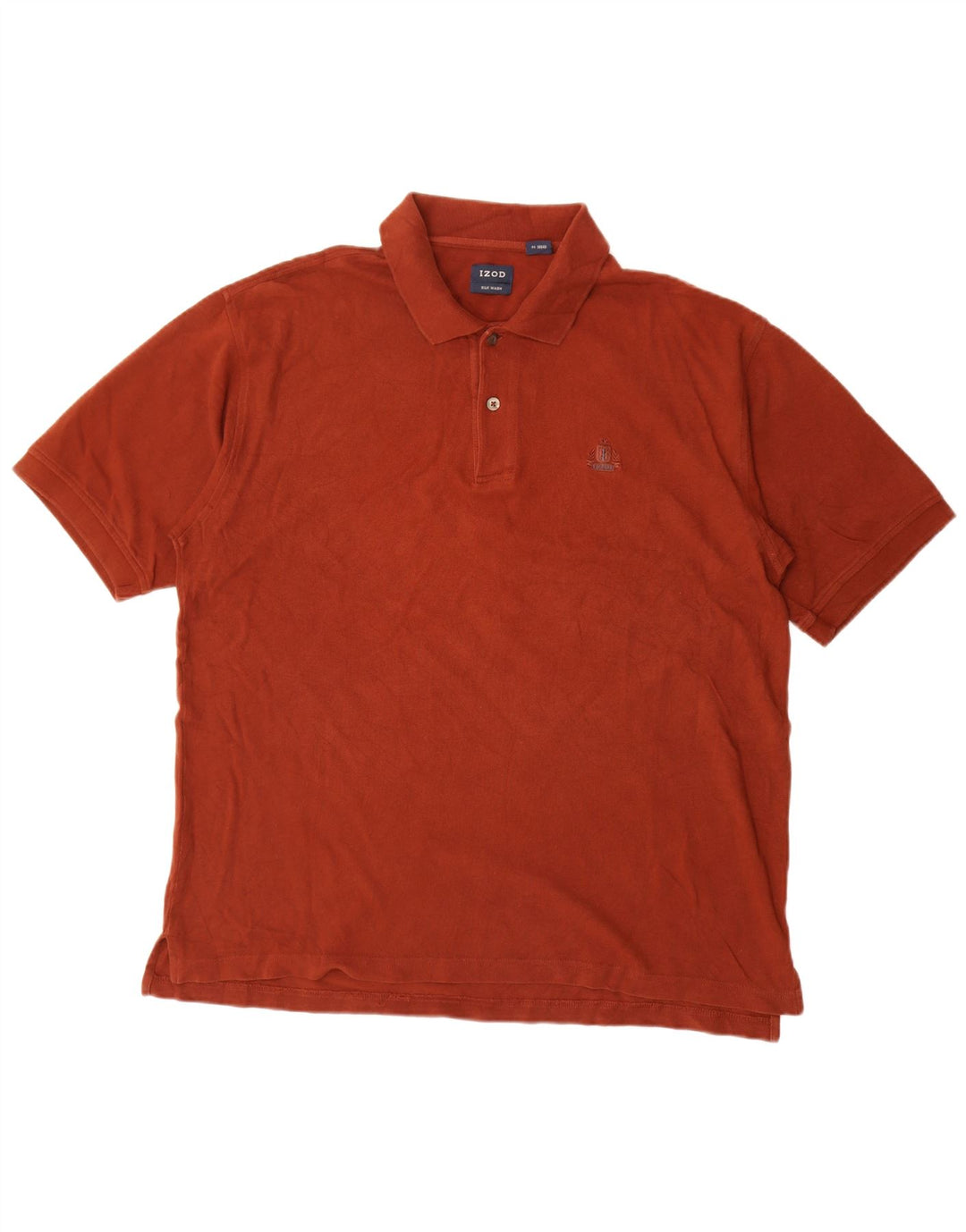 Izod Herren-Poloshirt, große, kastanienbraune Baumwolle