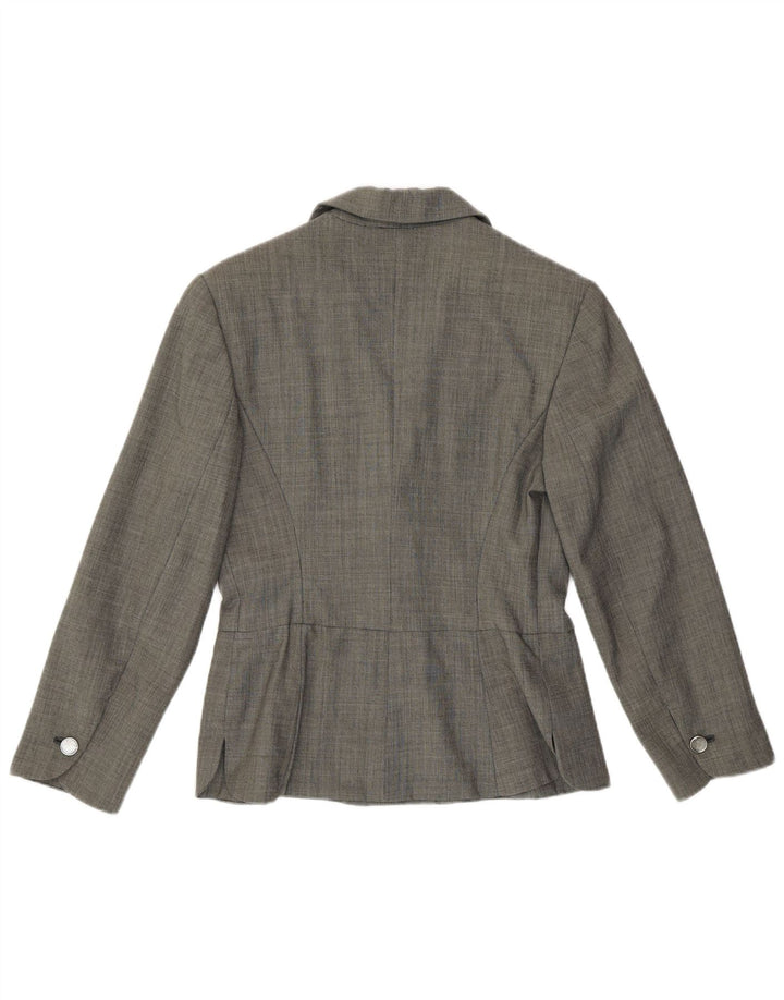 Byblos Damen-Blazer mit 2 Knöpfen, Gr. 10, Größe S, Grau