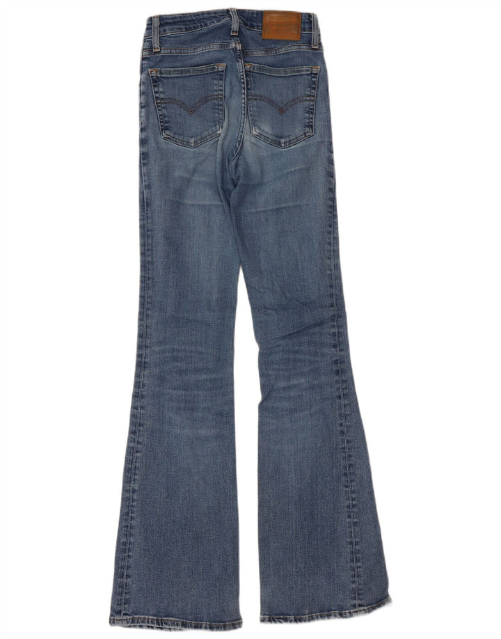 Levi's Damen 726 Flared Jeans W24 L32 Blaue Baumwolle