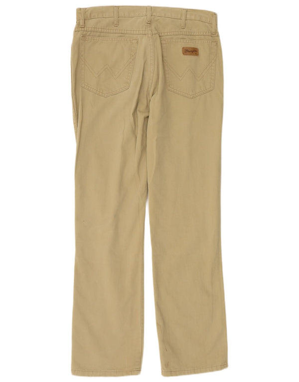 WRANGLER Herren Texas Straight Freizeithose W34 L32 Beige Baumwolle