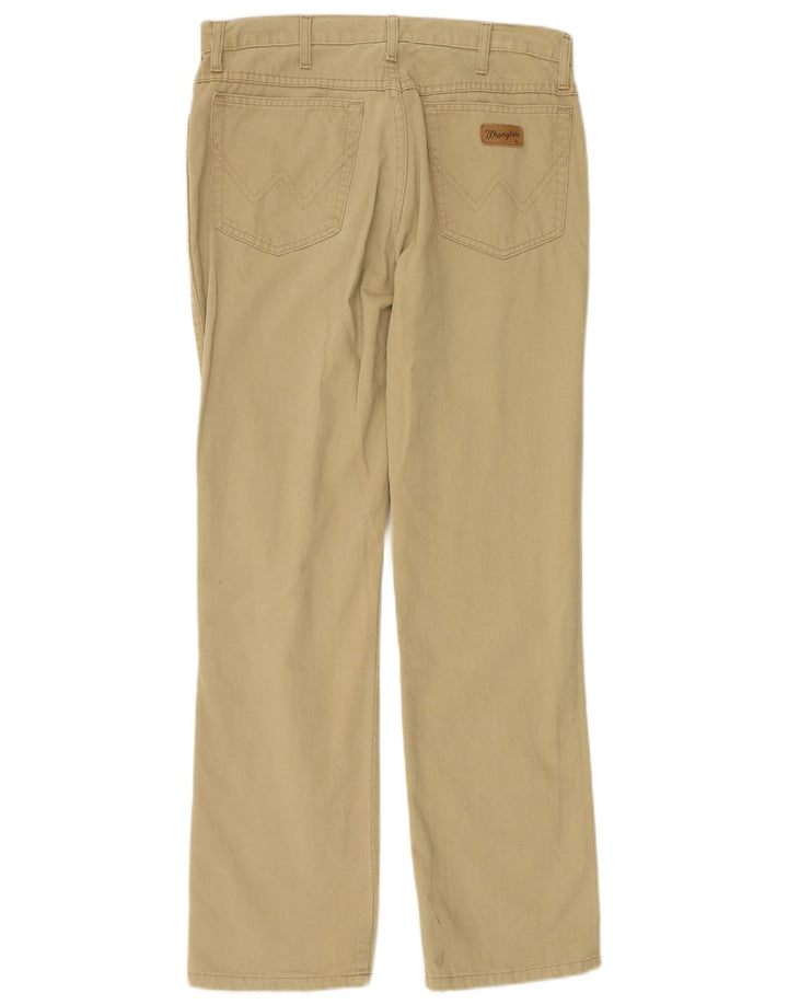 WRANGLER Herren Texas Straight Freizeithose W34 L32 Beige Baumwolle