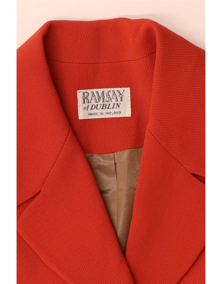 Ramsay Damen-Blazerjacke mit 4 Knöpfen, UK 14, Mittelrot