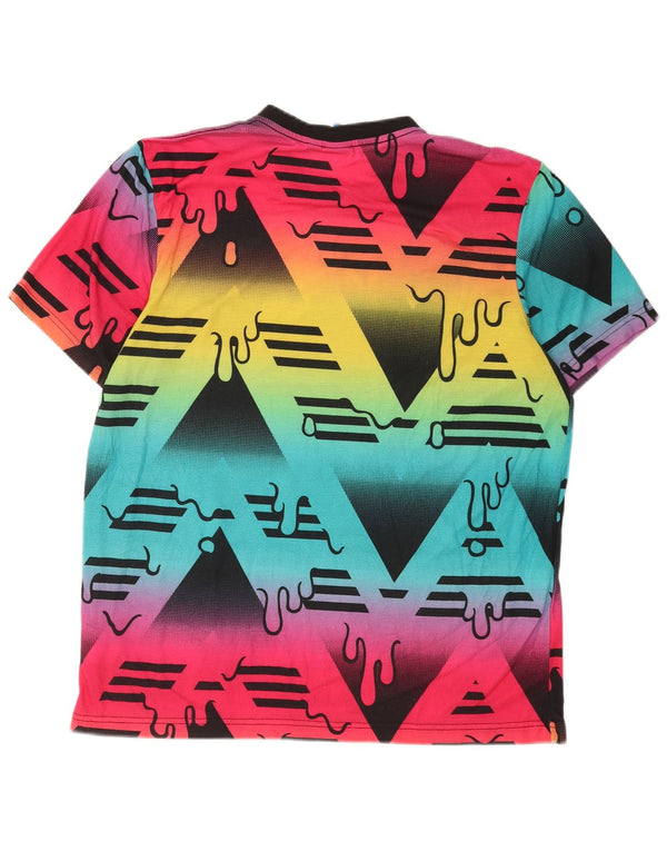 Adidas Herren-T-Shirt mit Grafik, groß, mehrfarbig, Polyester