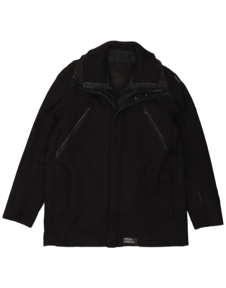 G-Star Herren Windjacke UK 40 Large Schwarz Polyamid