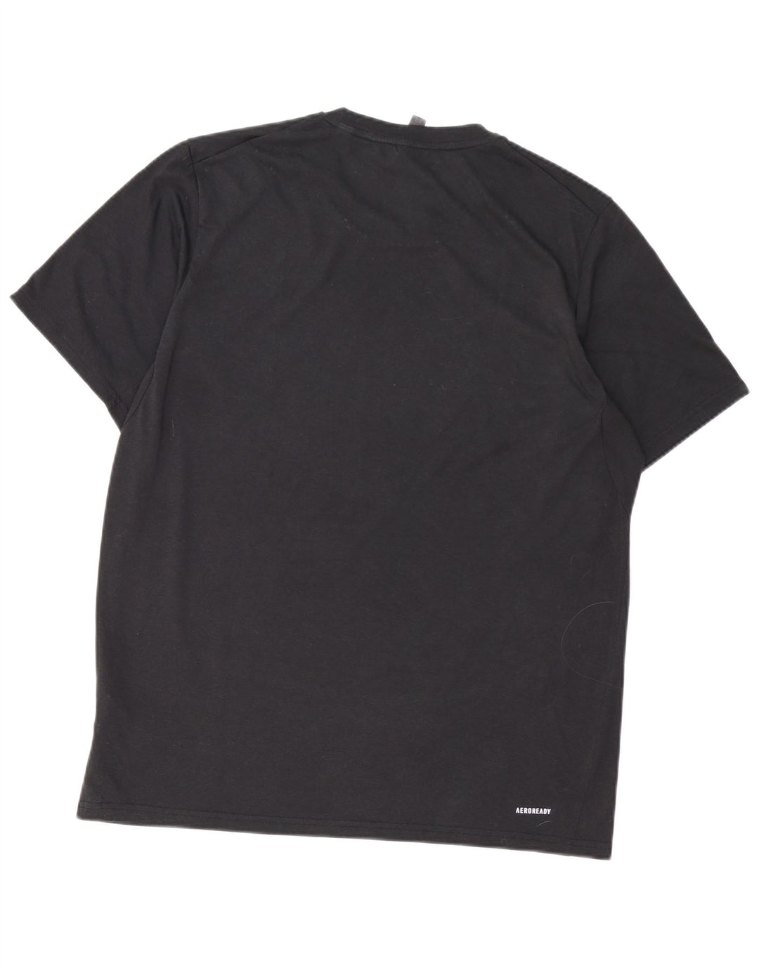 ADIDAS Herren Aeroready T-Shirt Top Große schwarze Baumwolle