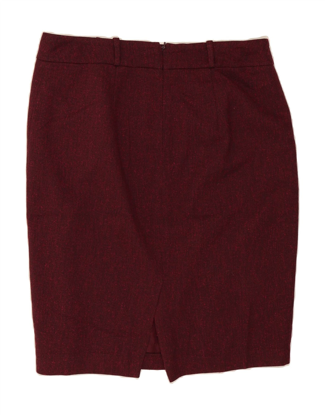 MOSSIMO Womens Pencil Skirt US 12 Large W34 Burgundy Polyester Vintage Mossimo and Second-Hand Mossimo from Messina Hembry 