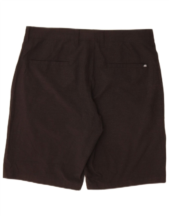 Travis Mathew Herren Chinoshorts W32 Mittelschwarzes Polyester