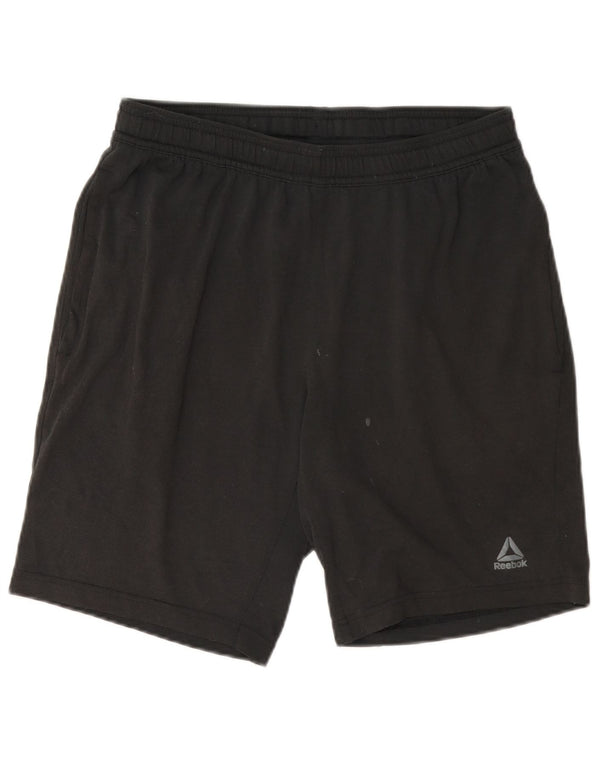 Reebok Herren Sport Shorts Small Grau Polyester