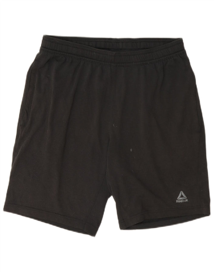 Reebok Herren Sport Shorts Small Grau Polyester