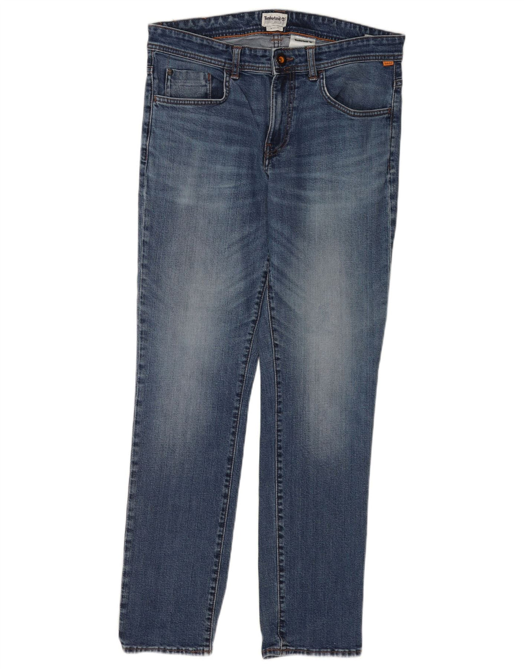 Timberland Herren Slim Jeans W33 L32 Blaue Baumwolle