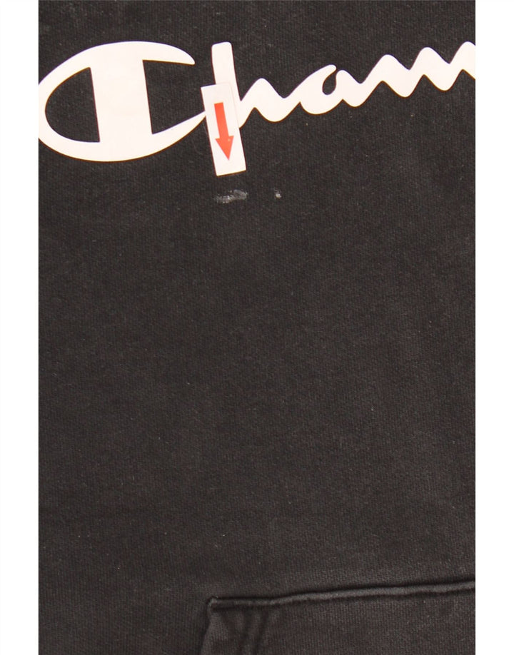 Champion Herren-Kapuzenpullover mit Grafik, mittelschwarz, Baumwolle