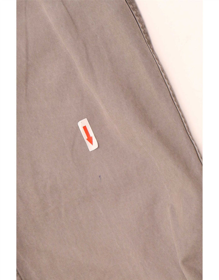 Marks & Spencer Herren gerade Chinohose W34 L33 graue Baumwolle