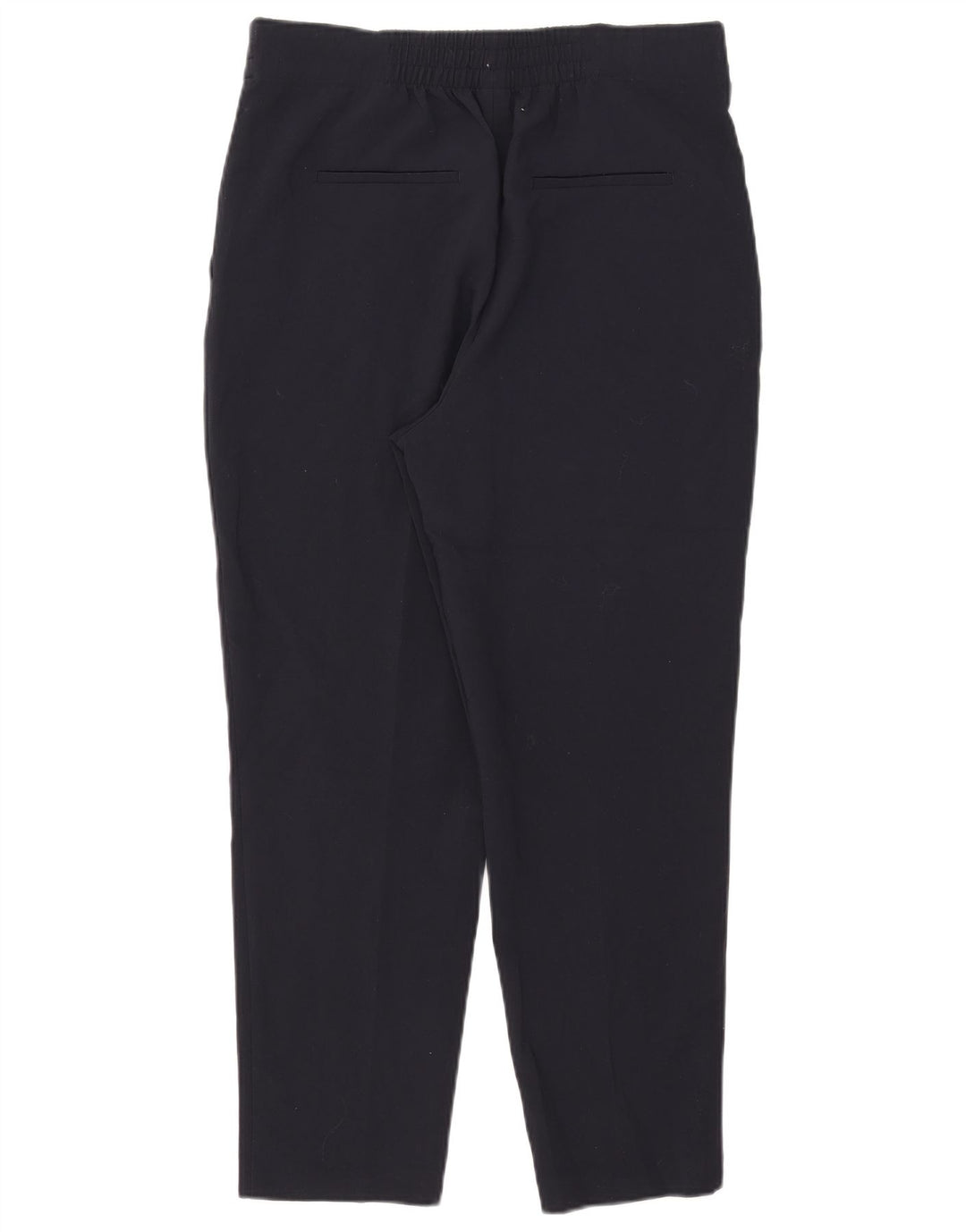 Zara Damen Tapered Chino Hose Medium W28 L26 Marineblau Polyester