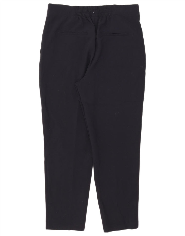 Zara Damen Tapered Chino Hose Medium W28 L26 Marineblau Polyester