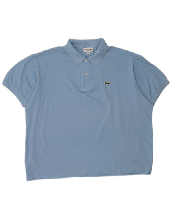 Lacoste Herren-Poloshirt mit klassischer Passform, Größe 6 XL, blaue Baumwolle