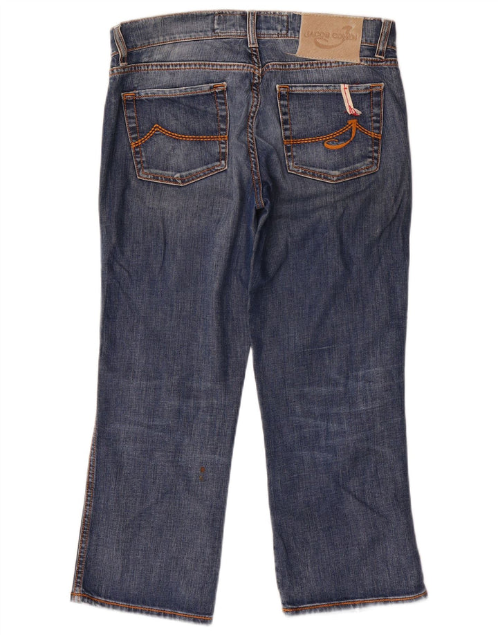 Jacob Cohen Damen-Cropped-Jeans W30 L24 Blaue Baumwolle