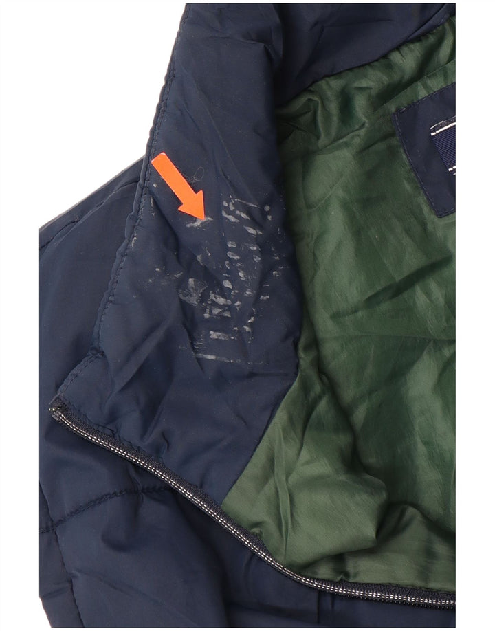 IZOD Herren Wattierte Weste UK 42 XL Marineblau Polyester