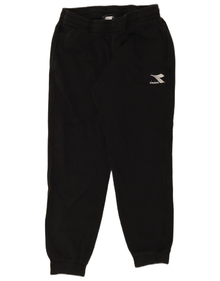 Diadora Herren-Trainingshose, Jogginghose, XL, Schwarz